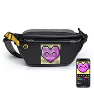 [Divoom] Pixoo Sling Bag Pixel Art Body Bag Shoulder Bag Diagonal Bag One Shoulder Bag Popular Brand Waterproof Sports Lightweight Leisure Men Women