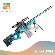 [Grey's World]AWM soft bullet gun, nerf gun, Sniper gun, toy gun, blaster gun, Bolt Action and Shell