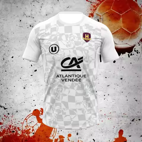 Jersey Handball Kids 2025-26 Mens HBC Nantes Handball Shirt Youth Kids Sportwear Oversized Training 