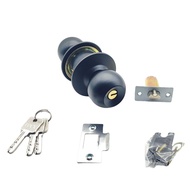 Cylinder Lock Set Cylindrical Lockset Tombol pintu bilik / Cylindrical Door Knob Lockset 587SS Door Lock (32mm - 47mm)