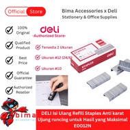 DELI Refill Staples Refill Stapler No.10 Small No.3 24/6 Large Anti-rust Pointed Tip E0012N