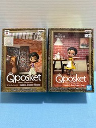 QPosket mini figure迷你模型公仔迪士尼Aladdin阿拉丁Tiana公主與青蛙蒂安娜
