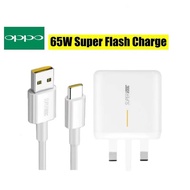 Super VOOC 65W Type C Cable OPPO Fast Charger 6.5A USB Type-C Cable Super Fast charger For 65W 50W 30W  OPPO K10 K9 Find X5 X3 Pro Reno 7 SE Realme GT XT