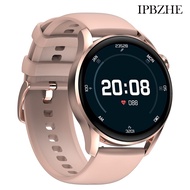 Smartwatch สมาร์ทวอท สมาร์ทนาฬิกาผู้ชาย Ip68 ECG กีฬาเลือดออกซิเจนสมาร์ทนาฬิกาผู้หญิงบลูทูธ SmartWatch สำหรับ Android Iphone HuaWei Samsung Smartwatch สมาร์ทวอท Pink Silica
