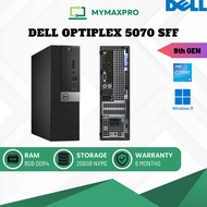 PC i5 Dell Optiplex 5070 SFF Intel Core i5 (9th Gen) / 8GB RAM / 256GB NVME / Win 11 Pro (Refurbishe