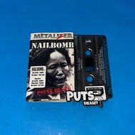 Nailbomb Cassette Tape - Point Black, ORIGINAL, Cassette Tape, Old-School Cassette, Old-School Casse