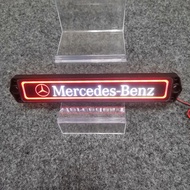 AMG Benz E-Class E300L Middle Net Luminous Car Logo Light Car Front Grill Led Luminous Decorative La