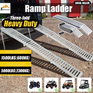 🚚🚚Motorcycle Bike Stage Folding Ladder Ramp Heavy Duty Foldable Ramp Ladde Wheelchair Ramp Tangga Mo