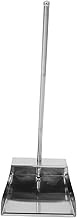ABOOFAN Metal Dustpan Long Handle, Upright Lobby Dust Pan Long Handled Cleaning Shovel Stand Up Dust
