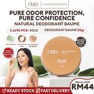 Ciara Natural Deodorant Penghilang Bau Badan Dan Ketiak Natural Anti Odor 50gr