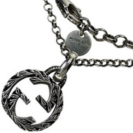 GUCCI/Gucci 互扣式 G 阿拉伯風格項鍊，925 純銀，7.2 克，50 厘米，女士款 [二手]