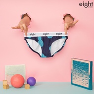 Ei8ht UNDIES || Megan 8-BIKINI Cold Elastic Female Underwear - POLY Pattern Elastic Belt