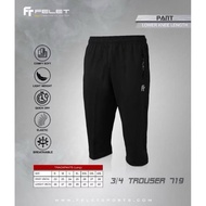 Seluar FELET TROUSER 3/4 SLIM FIT 3 suku Badminton Pants 719 LOWER KNEE LENGTH Seluar Pendek Sukan S