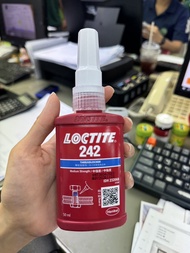 LOCTITE 242 น้ำยาล็อคเกลียวแบบถอดได้ THREADLOCKER #242 ขนาด 50ML. ของแท้ 100%