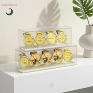 Rectangular Plastic Marathon Medal Storage Solution 1 Set Gold Medal Storage Ra Organizer for Runner