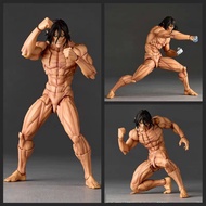 [Ready Stock] Revoltech Amazing Yamaguchi Attack on Titan Attack Titan Eren Yeager AOT Action Figure