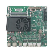 N5105 NAS Mini ITX Motherboard industri 17x17CM penghalaan lembut dalam- i225-V B3 2.5Gbp s 4 * pada 2 * M. 2 NVMe 6 * SATA3.0 HD-MI2.0 DP