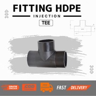 HDPE Pipe Connector Accessories ( HDPE Injection Equal Tee Fitting) 4" (110mm) PN 16
