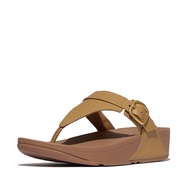 FitFlop LULU Adjustable Leather Toe-Post Sandals - Camel (ES8-040)