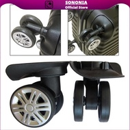 [SONONIA] 2x Repair Luggage Wheels Luggage Replacement Wheels Swivel for Bags Trolleys