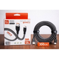 [SO-149] Xwin K-01 Fast Charging 120W 3meter Data Cable