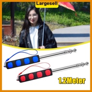 1.2m Telescopic Tour Guide Flagpoles Portable Handheld Flag Poles Stainless Steel Hand Flag Rod