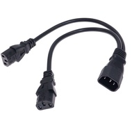 Iec60320 C13 góc chuyển đổi góc Cáp nối C13 để C14 PDU góc cáp điện Đầu Đực thành đầu cái nguồn AC d