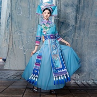 Vietnam Laos Myanmar Cambodia Dance Performance Costume Female Adult Hydrangea Dance Performance Cos