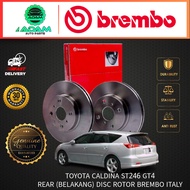 BREMBO TOYOTA CALDINA ST246 GT4 REAR   DISC BRAKE ROTOR