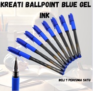 Kreati Ballpoint Blue Gel Ink Pen 0.5MM 7 IN 1
