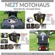 Motorcycle BACK TOP BOX 36L / 45L Plastik Pet Box Dog / Cats Pets