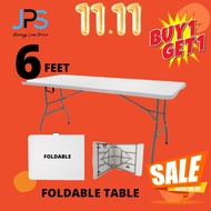 ♞BUY 1 TAKE 1 6ft (180cm) Foldable Table  Lifetime Use Heavy Duty  Premium Quality