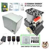 E8 E2200 M ENERGY 19T Set Without Gear Rack AC Sliding AutoGate System