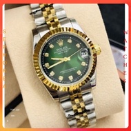 Stock baru【Datejust】 Rolex Jam tangan perempuan original 100% Automatik /Automatic women's Watch 32m