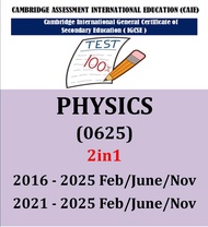 Igcse PHYSICS 0625 Past Papers 2IN1 VERSION(PAPER 246) 2016/2021-Nov 2025!