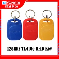 100Pcs RFID Tag Key  125Khz ProximityID Card Chip EM 4100/4102 For Access Control Attendance