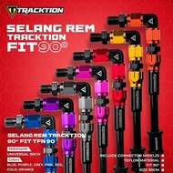 Universal FIT 90 TFN90 Tracktion Brake Hose Ready to ship