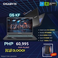 Gigabyte G5 KF-E3PH333SH 15.6inch FHD 144Hz | i5-12500H | 8GB RAM | 512GB SSD | RTX 4060 8GB | Win 1