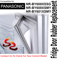 Panasonic Refrigerator Fridge Door Seal Gasket Rubber Replacement part NR-BY608XSMY NR-BY608XSSG NR-