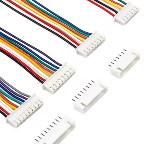 10Sets JST XH2.54 XH 2.54mm Wire Cable Connector 2/3/4/5/6/7/8/9/10 Pin Pitch Male Female Plug Socke