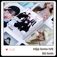 50 photos of groups and members IVE- WONYOUNG - GAEUL - REI glitter hologram Photocards LOMO Card KP
