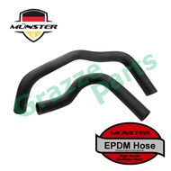 Münster Radiator Coolant Hose Pipe Top Upper Bottom Lower for Perodua Kancil 660 850 EZi (Square Hea