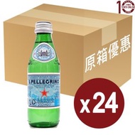 San Pellegrino (玻璃樽) 意大利有汽天然礦泉水 - 原箱 250亳升 有氣[130048]