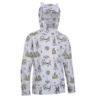 QUECHUA 女童款登山健行防曬外套 MH500 白色
