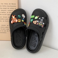 Inaso Sendal Wanita Slop Karet Jelly Cewek Sandal Rumah Korea Kekinian Baim Kodok Anti Slip HSN117