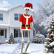 CAMIRUS 12FT Christmas Giant Elf Skeleton Costume Set