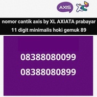 nomer cantik axis by XL axiata 11 digit kartu perdana hoki gemuk