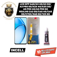 LCD FULLSET OPPO A3X / A3 4G / A60 / A3 PRO 5G REALL C65 / 12X 5G / 12X L TOUCHSCREEN LCD