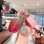 Newest 2024 Mercedes Benz C GLC class S class E class GLS key cover and key cover, Hottrend Ombre co