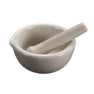 Full capacity Chinese ceramic mortar and pestle set